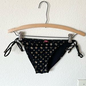 Vintage Y2K 2000s mcbling sexy guess monogram bikini bottom